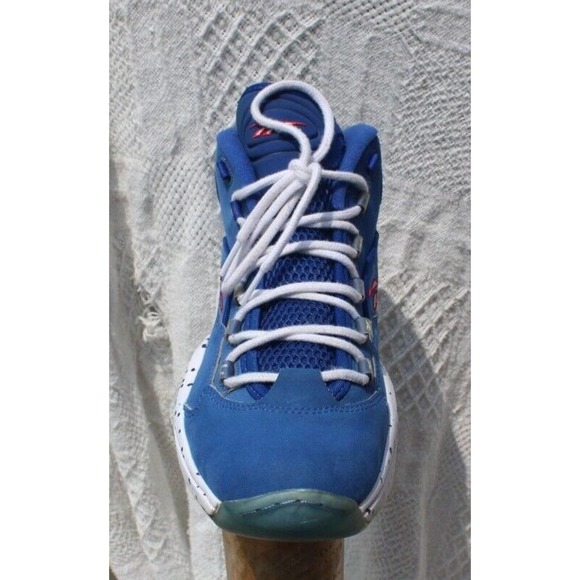 Size 10.5 - Reebok Question Mid Blue - Picture 6 of 10